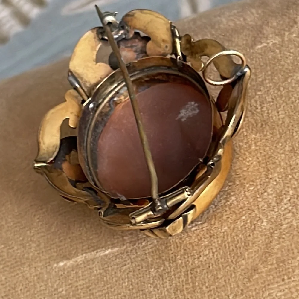 Cameo pendant and brooch 3” by 2 1/4” - Picture 11 of 14